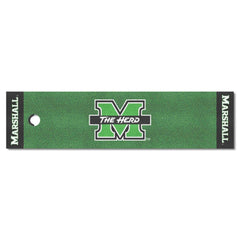 Marshall Thundering Herd Putting Green Mat - 1.5ft. x 6ft. - Marshall