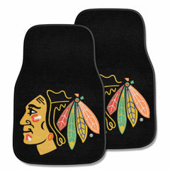 Chicago Blackhawks Front Carpet Car Mat Set - 2 Pieces - Chicago Blackhawks