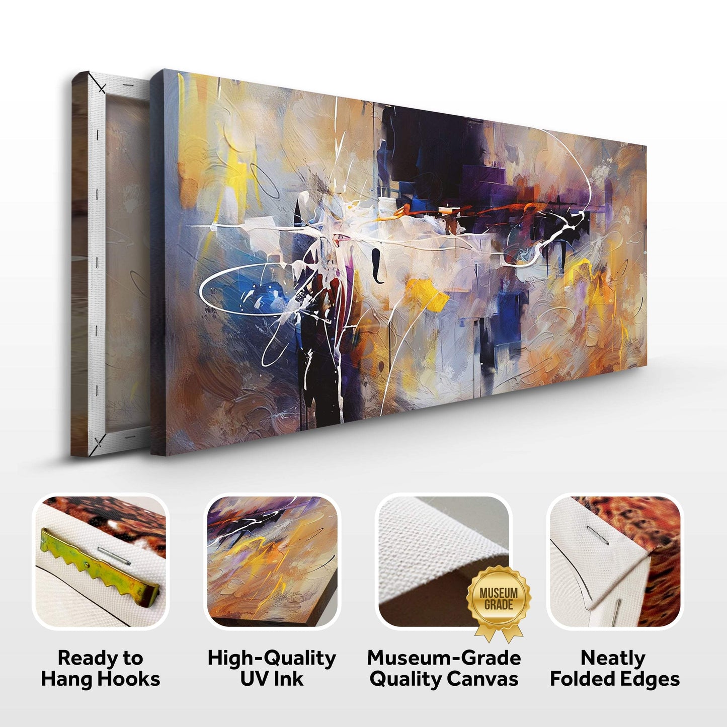 Canvas Print: "Colorplay Symphony" - Tailored Canvases - Flyclothing LLC