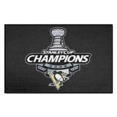 Pittsburgh Penguins Starter Mat Accent Rug - 19in. x 30in., 2009 NHL Stanley Cup Champions - Pittsburgh Penguins