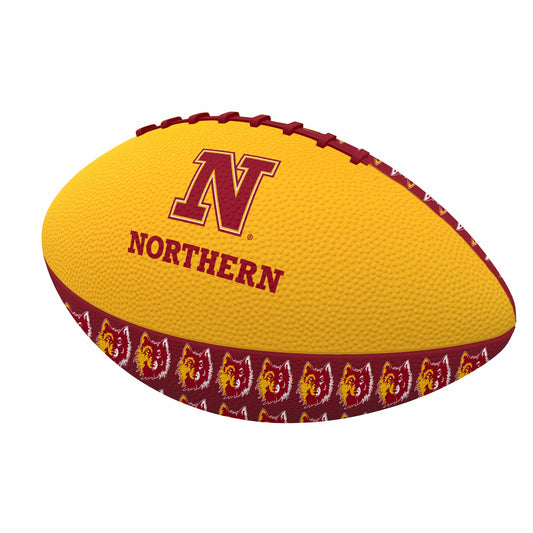 Northern State Repeating Mini Size Rubber Football - Logo Brands - Flyclothing LLC