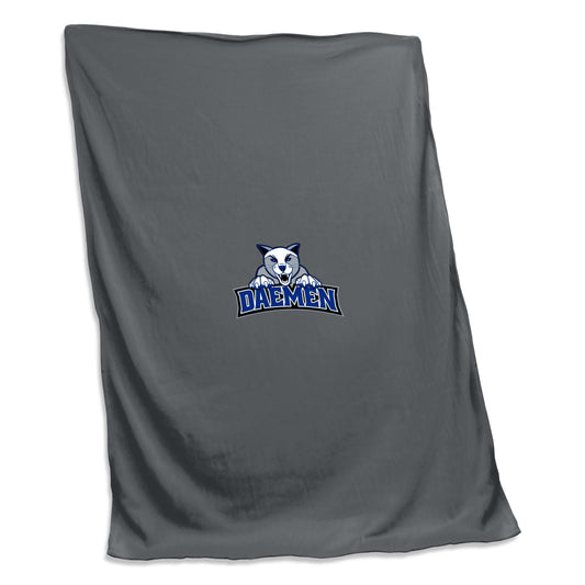 Daemen College Gray Screened Sweatshirt Blanket - Logo Brands - Flyclothing LLC