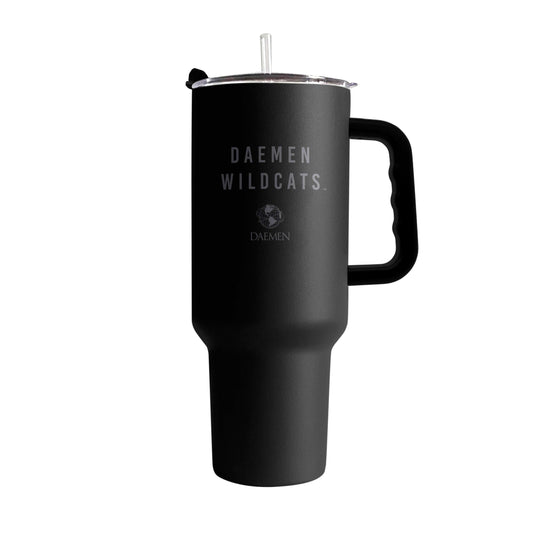 Daemen College 40oz Black Tonal Powder Coat Tumbler - Logo Brands - Flyclothing LLC