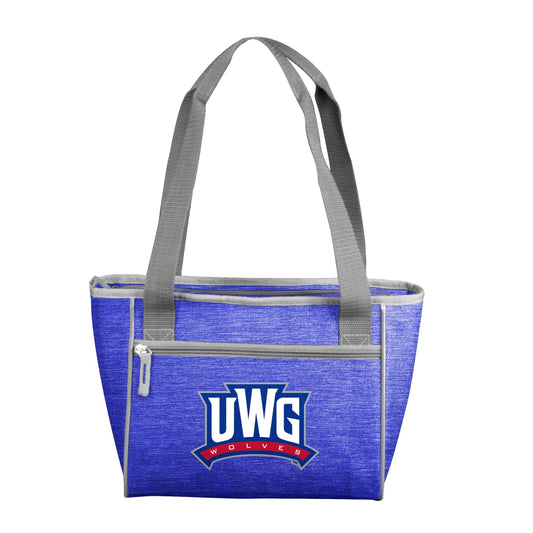 West Georgia Crosshatch 16 Can Cooler Tote - Logo Brands - Flyclothing LLC