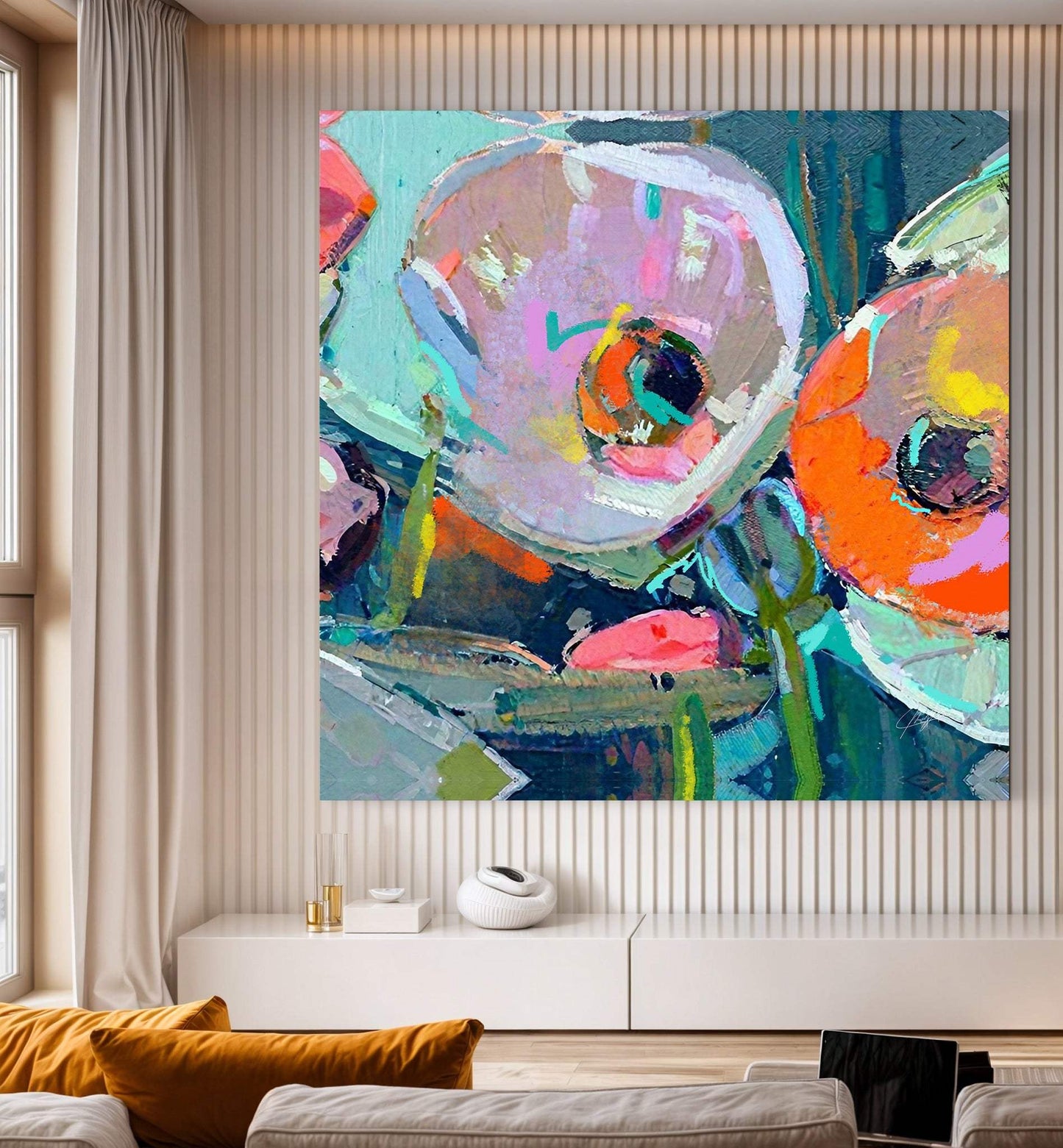 Canvas Print: Chromatic Pulse - Tailored Canvases - Flyclothing LLC