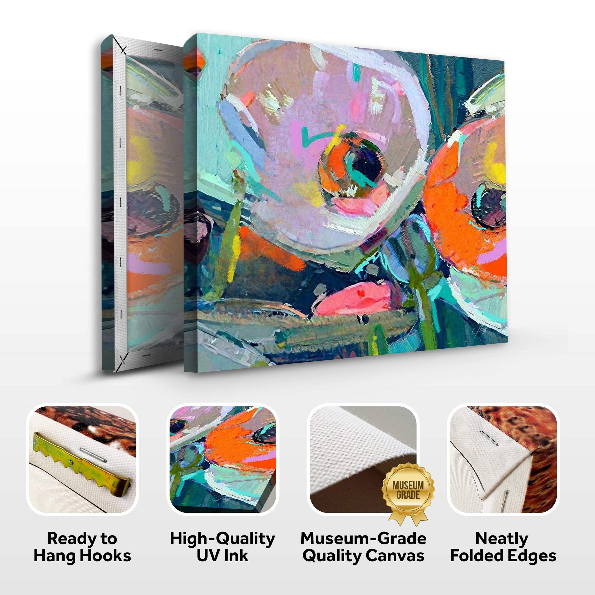 Canvas Print: Chromatic Pulse - Tailored Canvases - Flyclothing LLC