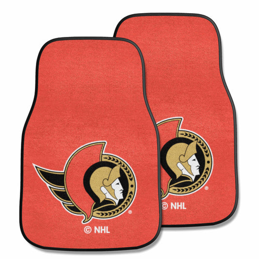 Ottawa Senators Front Carpet Car Mat Set - 2 Pieces - Ottawa Senators