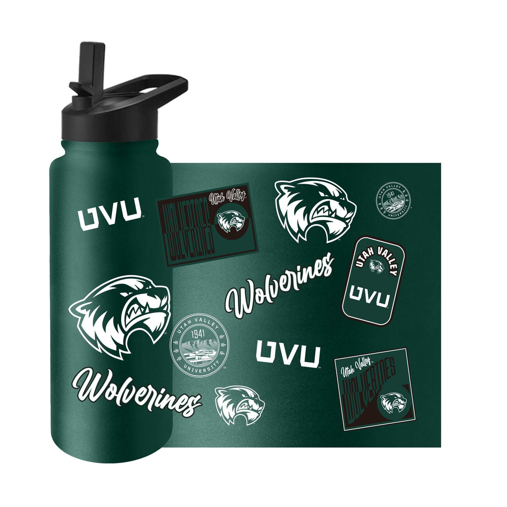 Utah Valley State University 34oz Dreamweave Quencher Bottle - Logo Brands - Flyclothing LLC