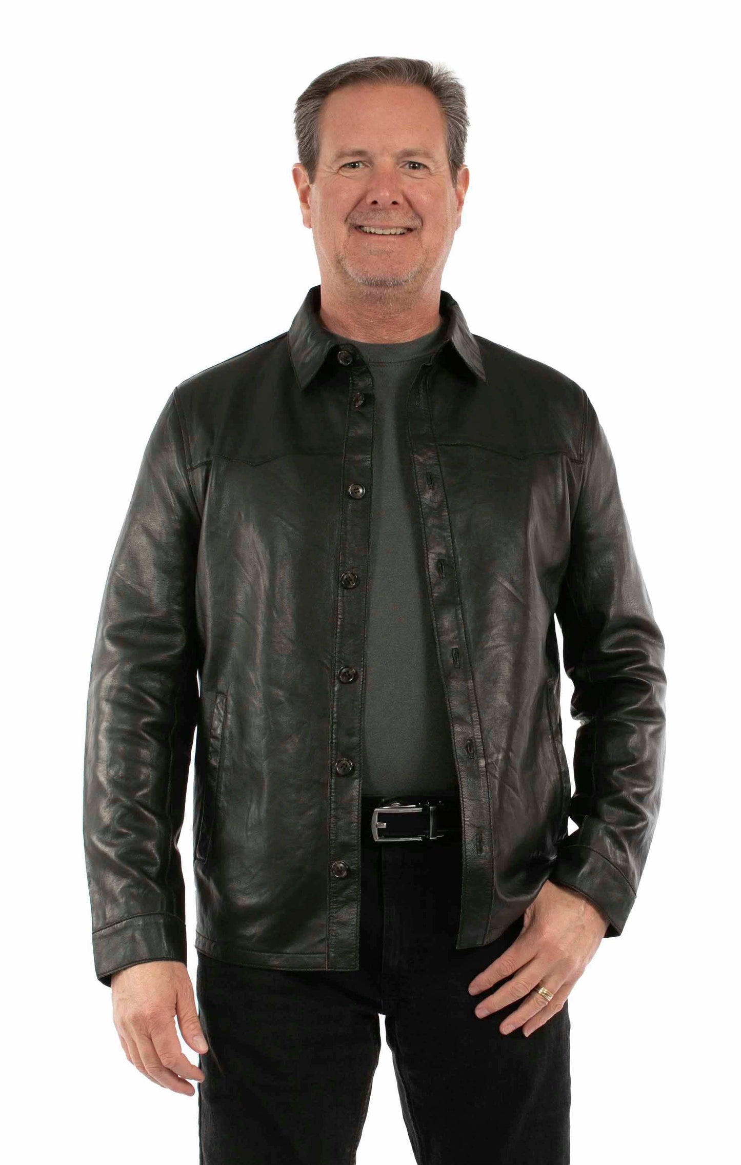 Scully Leather Black Leatherwear Men's Jacket - Scully Leather - Flyclothing LLC
