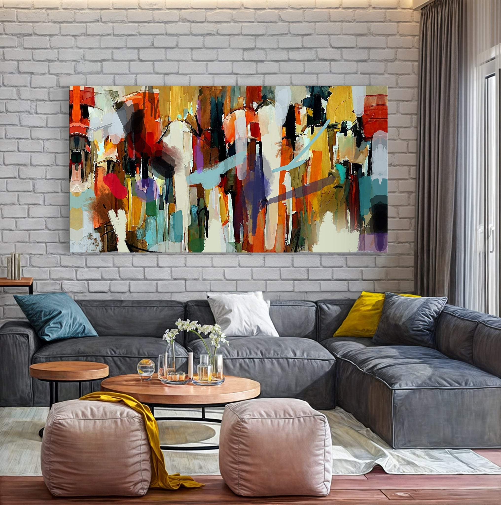 Canvas Print: "Resonant Hues" - Tailored Canvases - Flyclothing LLC