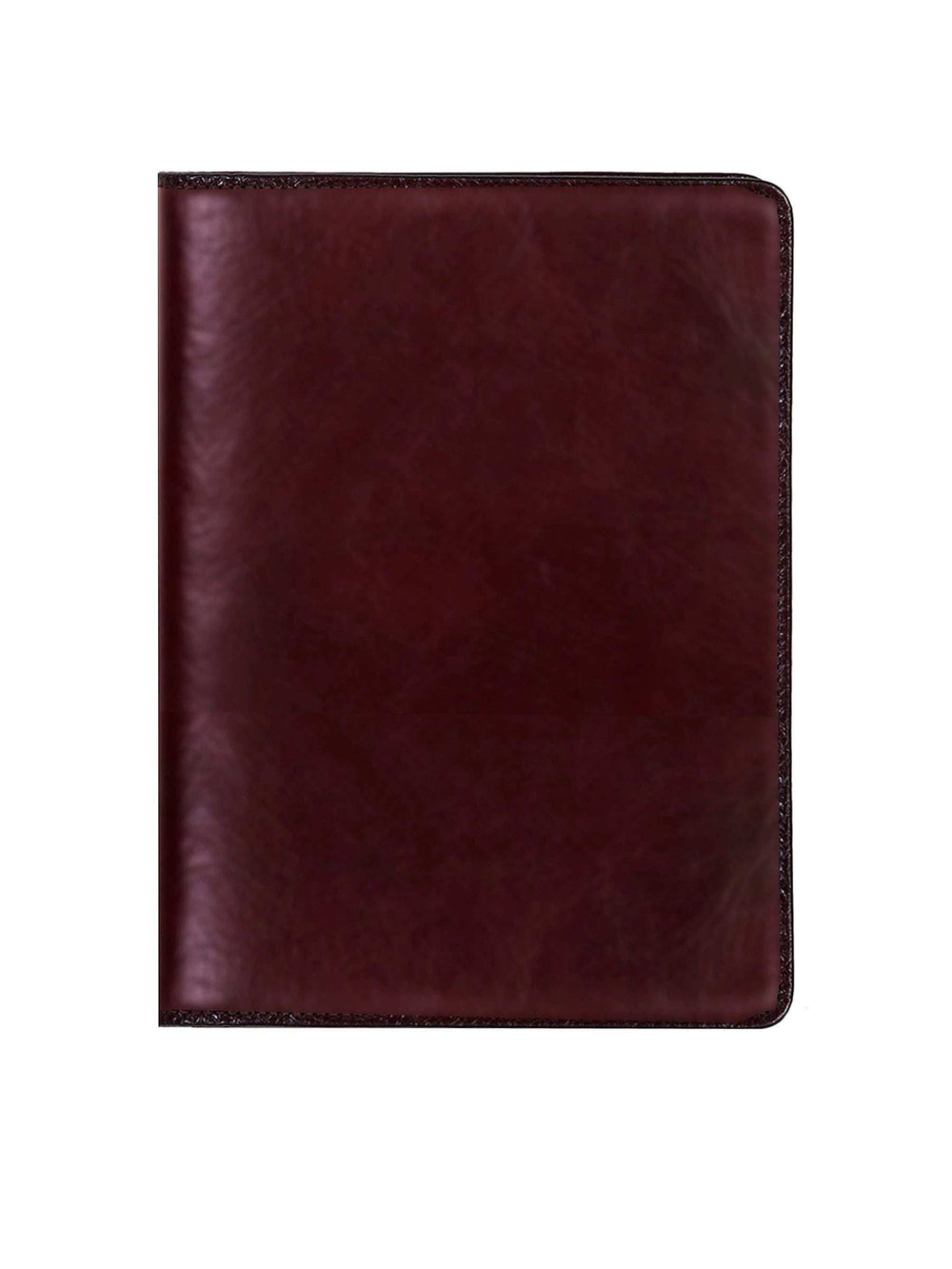 Italia Multi leather Burgundy Desk size weekly planner - Scully Leather - Flyclothing LLC