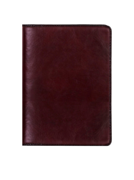 Italia Multi leather Burgundy Desk size weekly planner