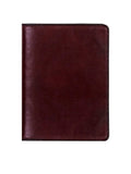 Italia Multi leather Burgundy Desk size weekly planner - Scully Leather - Flyclothing LLC