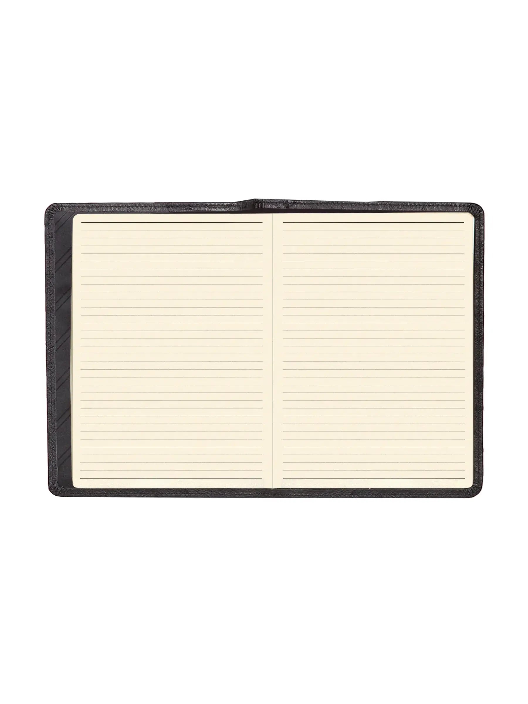 Scully Leather Ostrich Leather Black Ruled Manuscript - Scully Leather - Flyclothing LLC