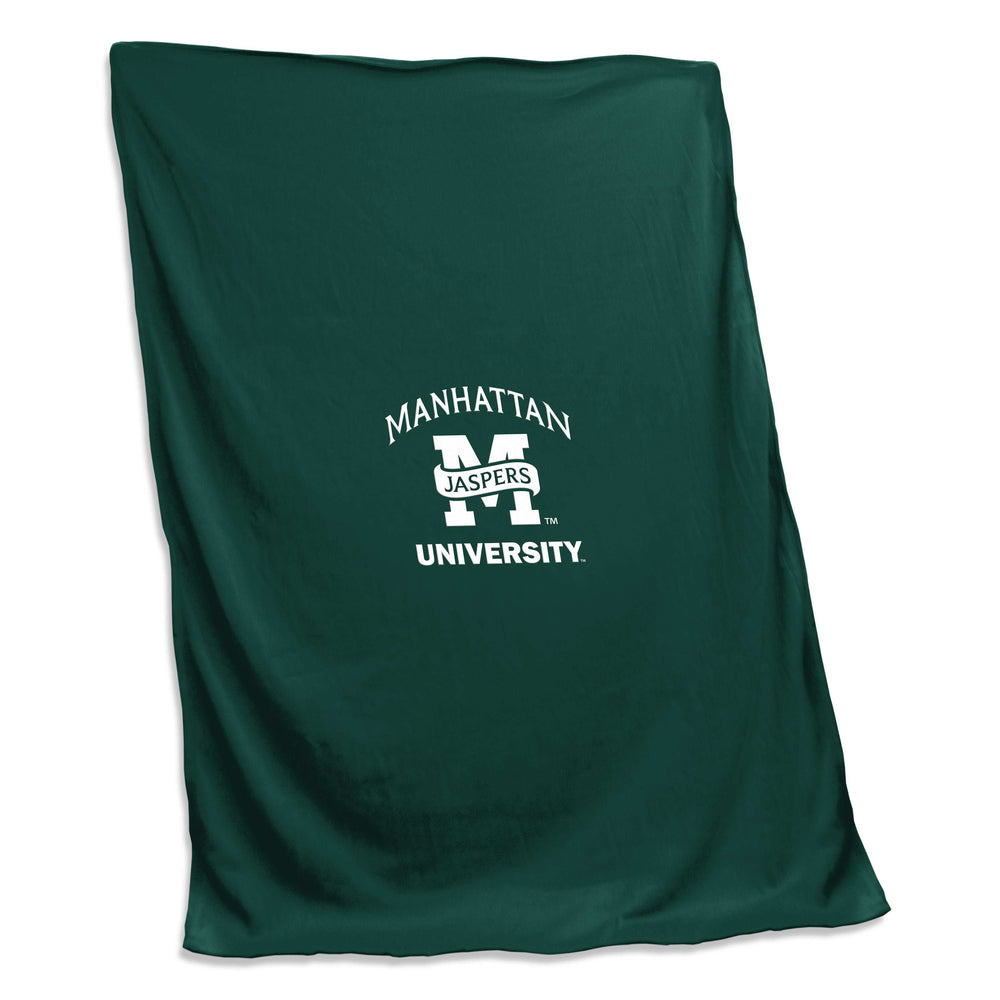 Manhattan University Hunter Screened Sweatshirt Blanket - Logo Brands - Flyclothing LLC