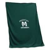 Manhattan University Hunter Screened Sweatshirt Blanket - Logo Brands - Flyclothing LLC