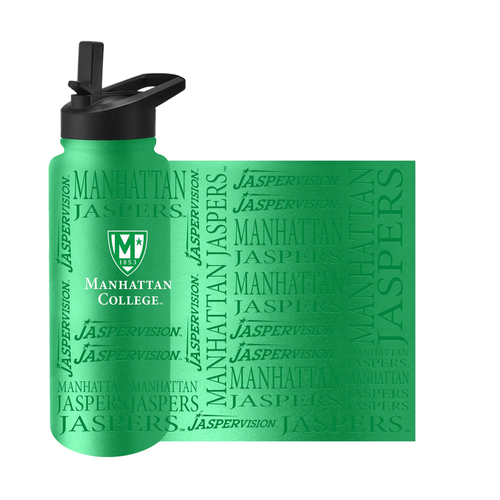 Manhattan University 34oz Replay Quencher Bottle - Logo Brands - Flyclothing LLC