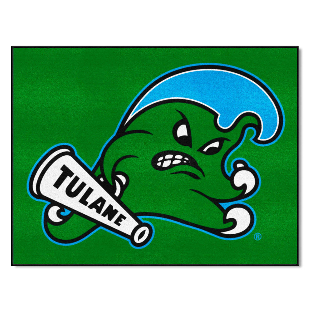 Tulane Green Wave All-Star Rug - 34 in. x 42.5 in. - Tulane