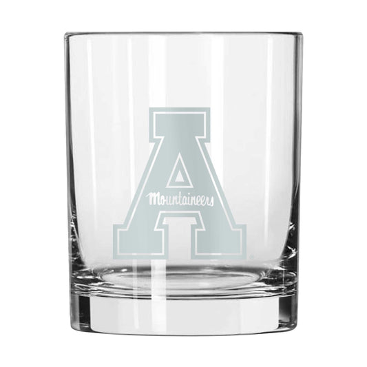 Appalachian State 14oz Frost Rocks Glass - Logo Brands - Flyclothing LLC