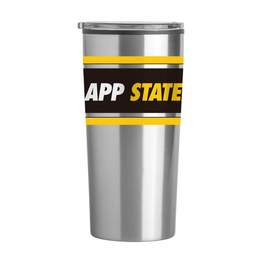 Appalachian State Stripe 20 oz Fusion Tumbler - Logo Brands - Flyclothing LLC