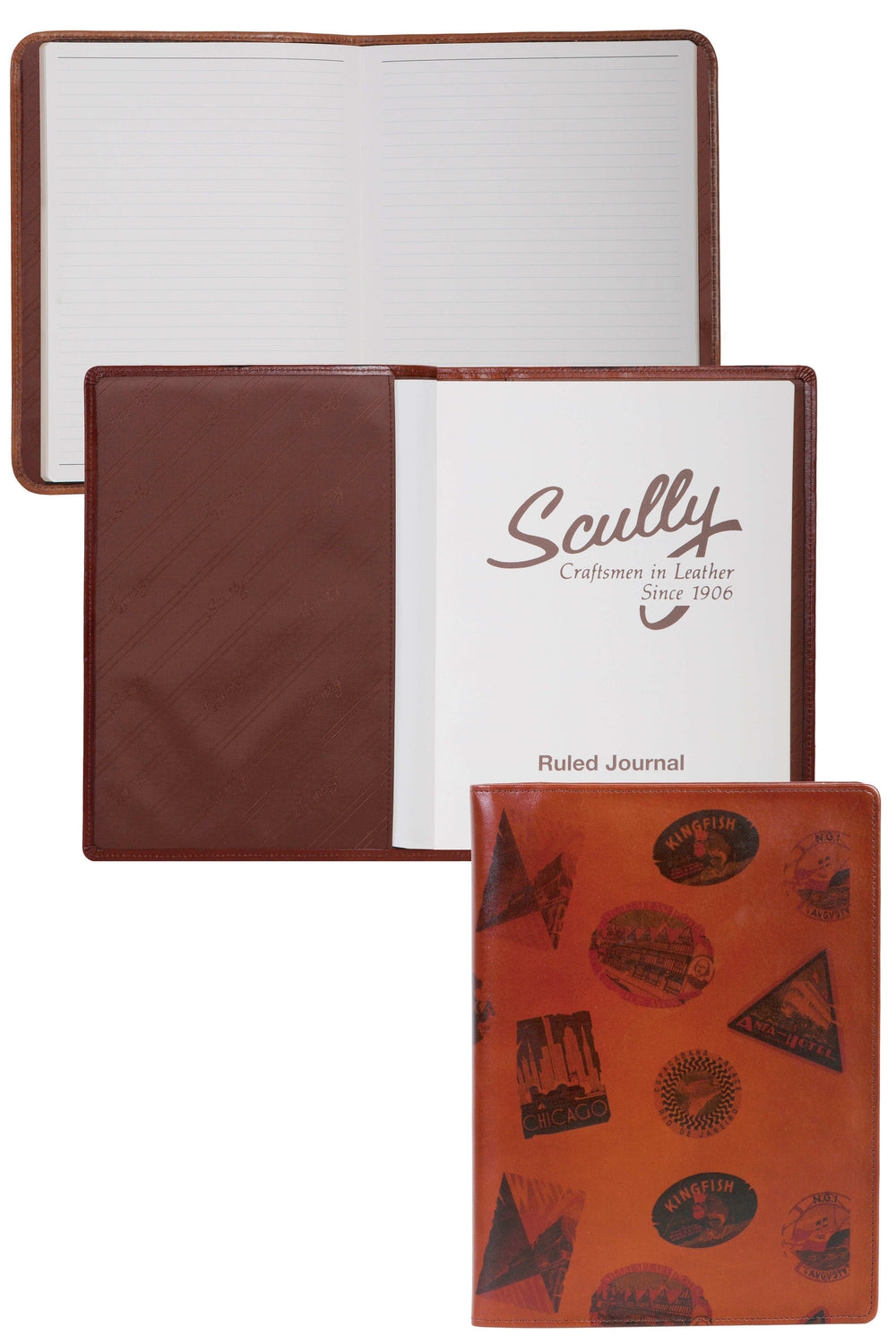 Scully Leather ruled journal - Scully Leather - Flyclothing LLC