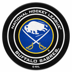 Buffalo Sabres Hockey Puck Rug - 27in. Diameter - Buffalo Sabres