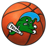 Tulane Green Wave Basketball Rug - 27in. Diameter - Tulane