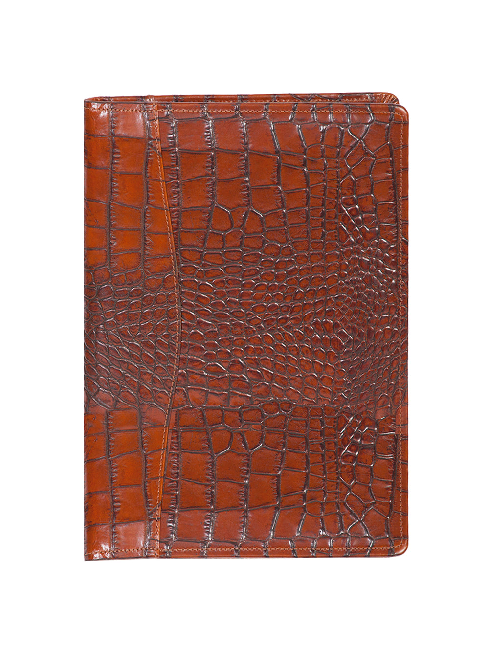 Scully Leather Dark Brn Ruled Journal