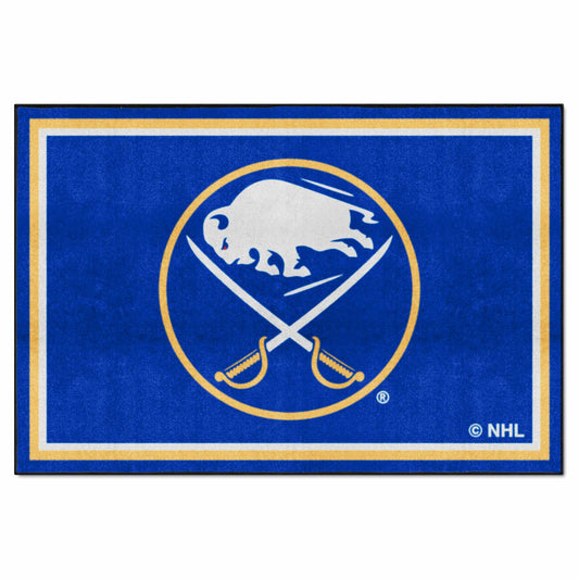 Buffalo Sabres 5ft. x 8 ft. Plush Area Rug - Buffalo Sabres