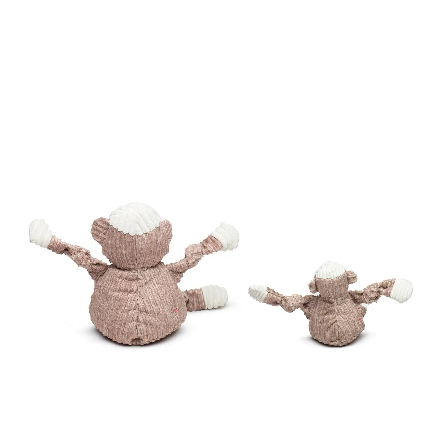 Stuey Sock Monkey Knottie® Plush Dog Toy - HuggleHounds - Flyclothing LLC