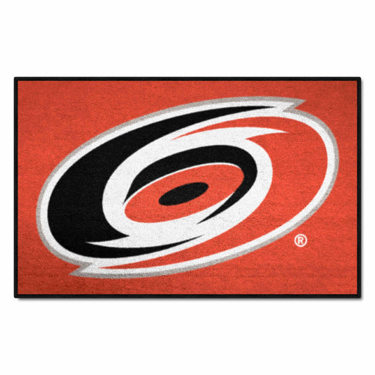 Carolina Hurricanes Starter Mat Accent Rug - 19in. x 30in. - Carolina Hurricanes