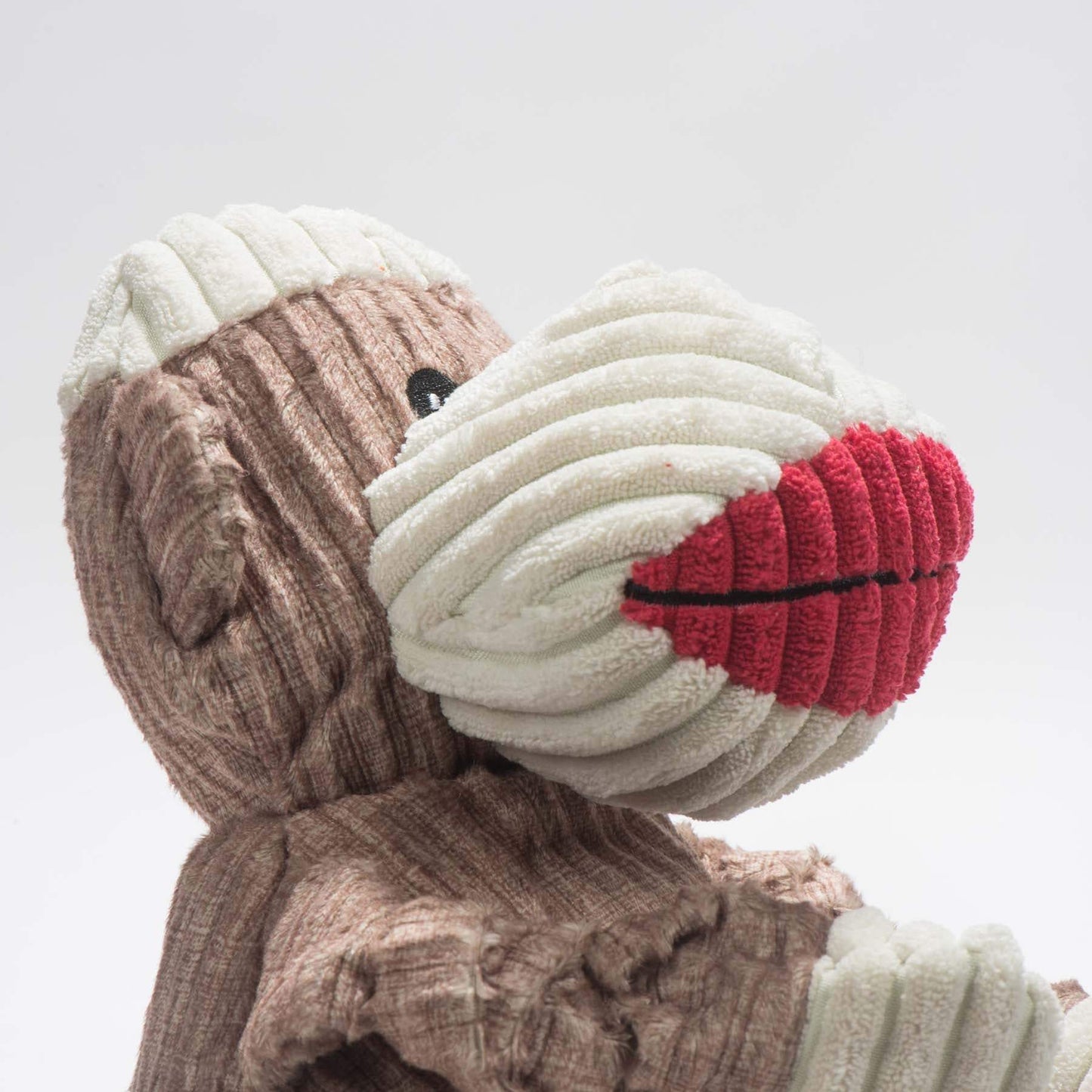 Stuey Sock Monkey Knottie® Plush Dog Toy - HuggleHounds - Flyclothing LLC