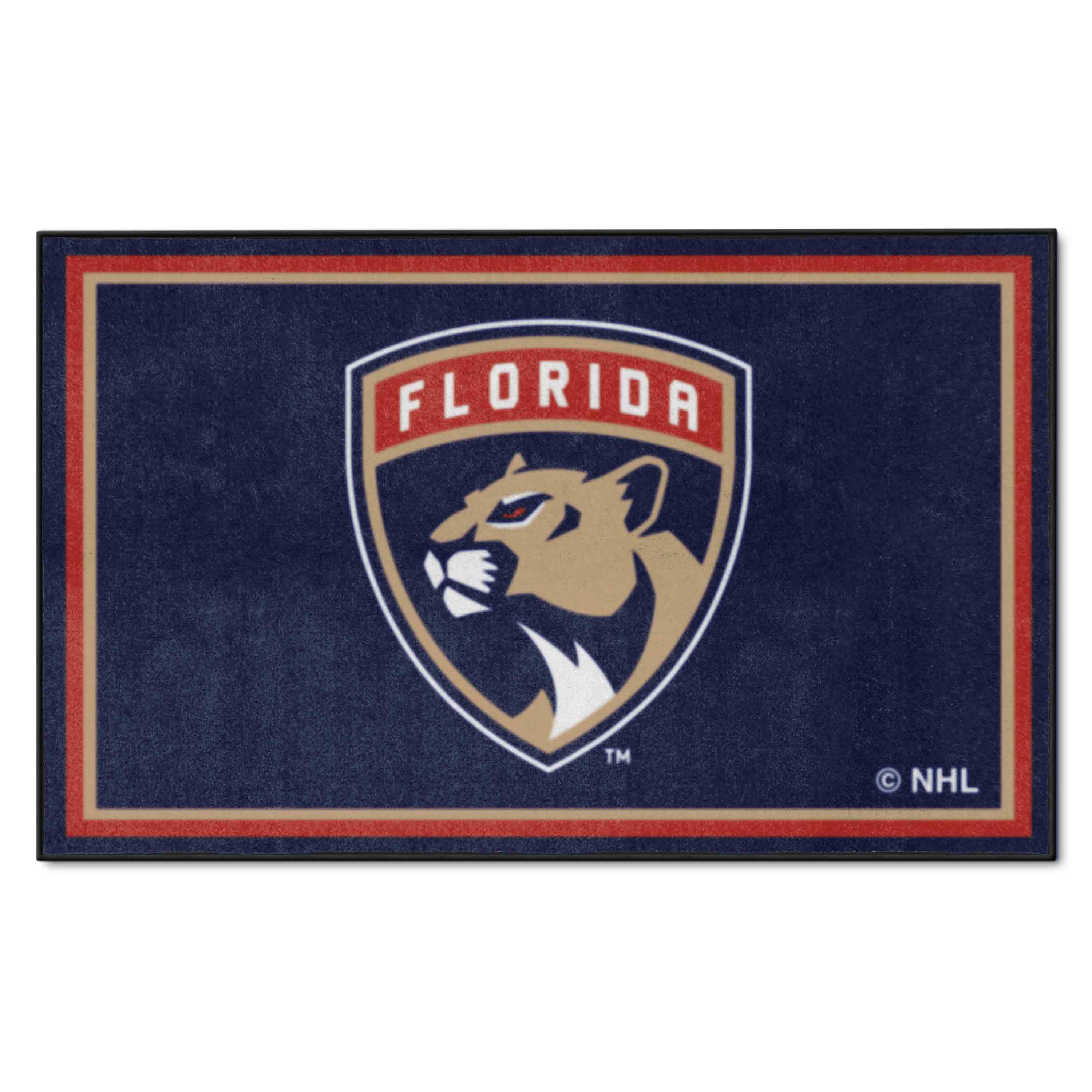 Florida Panthers 4ft. x 6ft. Plush Area Rug - Florida Panthers