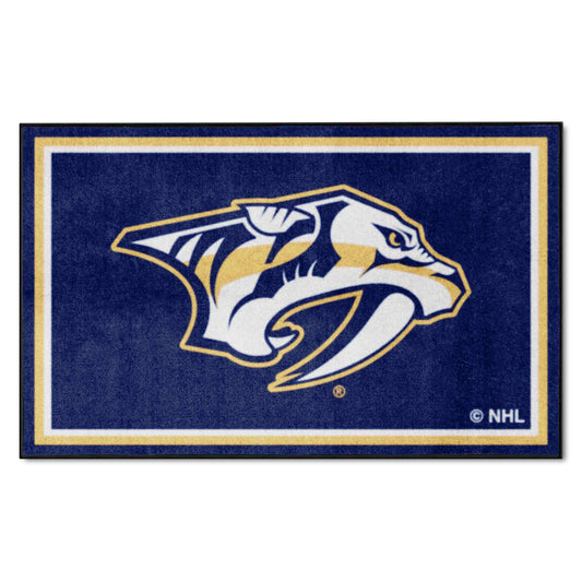 Nashville Predators 4ft. x 6ft. Plush Area Rug - Nashville Predators