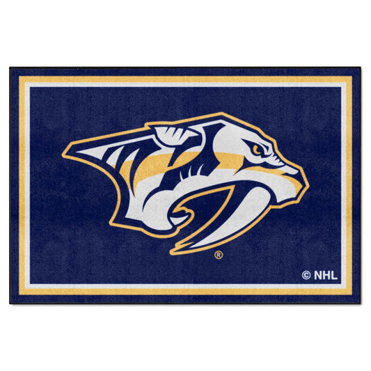 Nashville Predators 5ft. x 8 ft. Plush Area Rug - Nashville Predators
