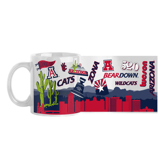 Arizona 11oz Native Sublimated Mug - Logo Brands - Flyclothing LLC