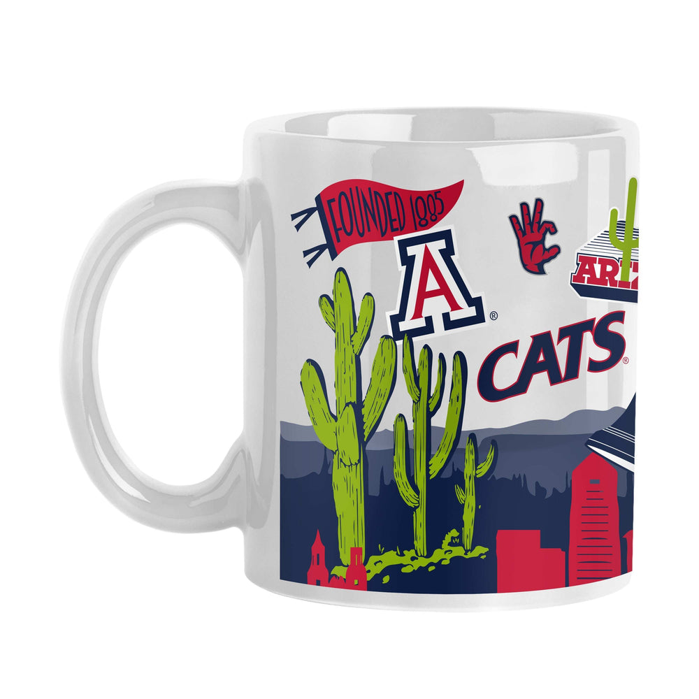 Arizona 11oz Native Sublimated Mug - Logo Brands - Flyclothing LLC