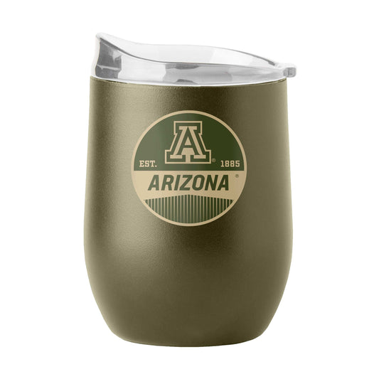Arizona 16oz Badge Powder Coat Curved Beverage - Logo Brands - Flyclothing LLC