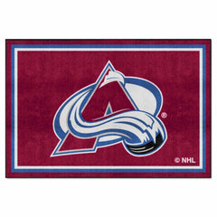 Colorado Avalanche 5ft. x 8 ft. Plush Area Rug - Colorado Avalanche