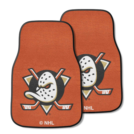 Anaheim Ducks Front Carpet Car Mat Set - 2 Pieces - Anaheim Ducks