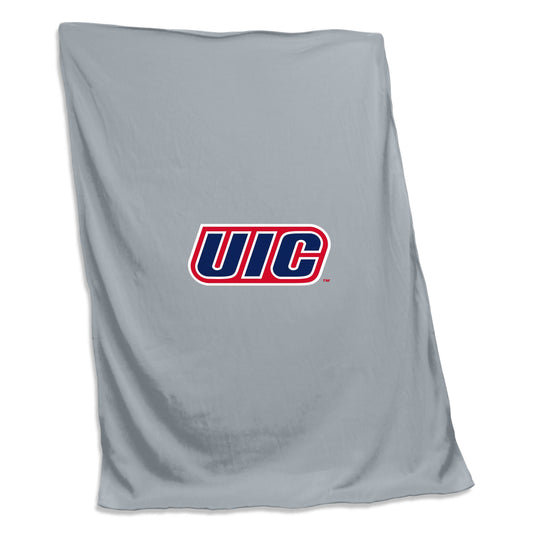 Illinois - Chicago Screened Sweatshirt Blanket - Logo Brands - Flyclothing LLC