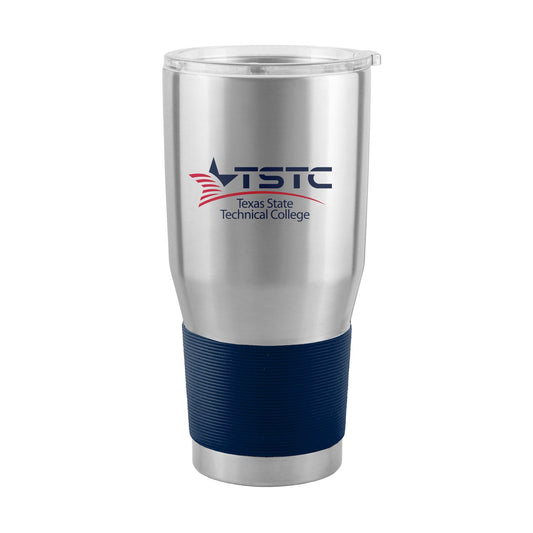 Texas State Tech 30oz Navy Sleeve Stainless Steel Tumbler - Logo Brands - Flyclothing LLC