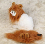 Funny Pet Hat For Small Dogs Cats Hat Emulation Lion Hair Mane Ears Head Cap Scarf Pet Halloween Festival Costume - My Store - Flyclothing LLC