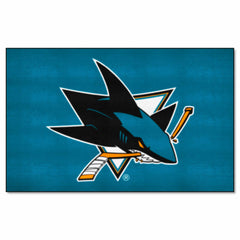 San Jose Sharks Ulti-Mat Rug - 5ft. x 8ft. - San Jose Sharks
