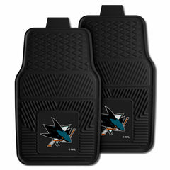 San Jose Sharks Heavy Duty Car Mat Set - 2 Pieces - San Jose Sharks