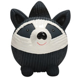 Reggie Raccoon Ruff-Tex® Latex Ball Dog Toy, Large - HuggleHounds - Flyclothing LLC