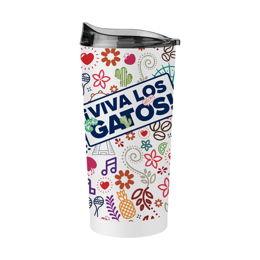 Arizona Hispanic Heritage White 20oz Powder Coat Tumbler - Logo Brands - Flyclothing LLC