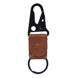 Leather-Metal Key Ring Keychain - Classy Leather Bags - Flyclothing LLC