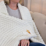 Arizona State Cable Knit Throw 50x60 - Logo Brands - Flyclothing LLC