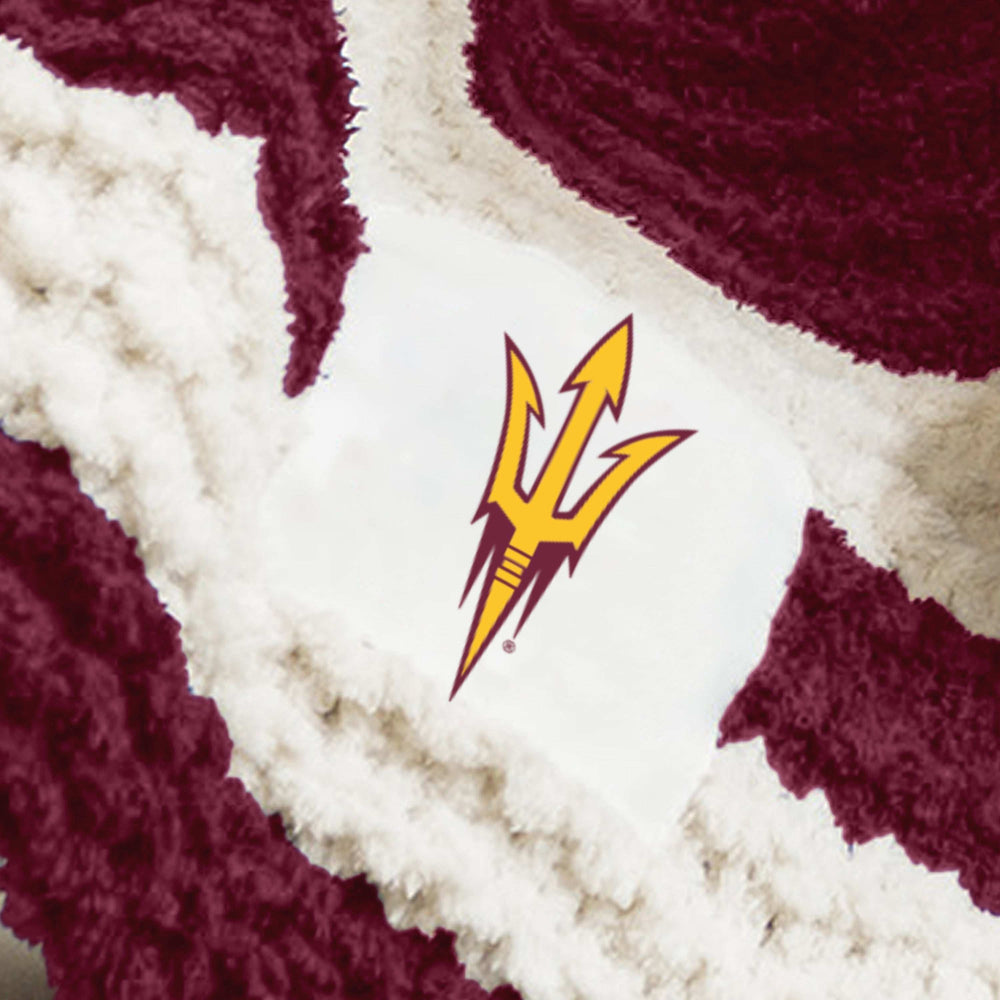 Arizona State Cable Knit Throw 50x60 - Logo Brands - Flyclothing LLC